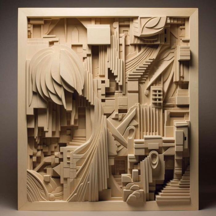 نموذج ثلاثي الأبعاد لآلة CNC 3D Art 